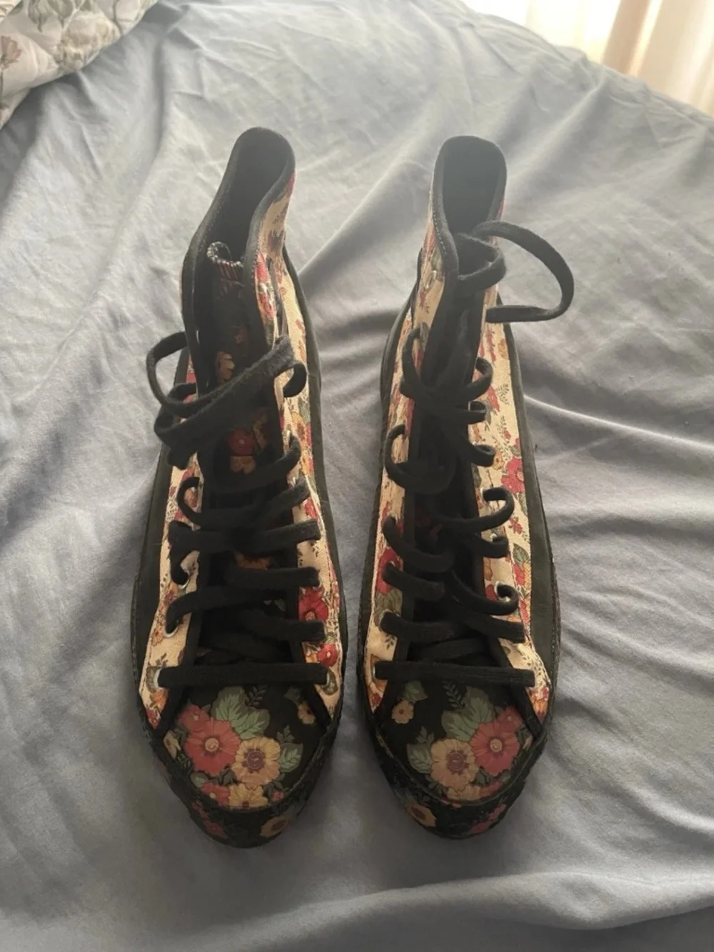 Converse Chuck Taylor All Star Sasha High Floral Bloom Size 6.5 Fairygrunge Boho - Picture 1 of 9